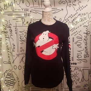 Unisex long sleeve Ghostbusters graphic tee